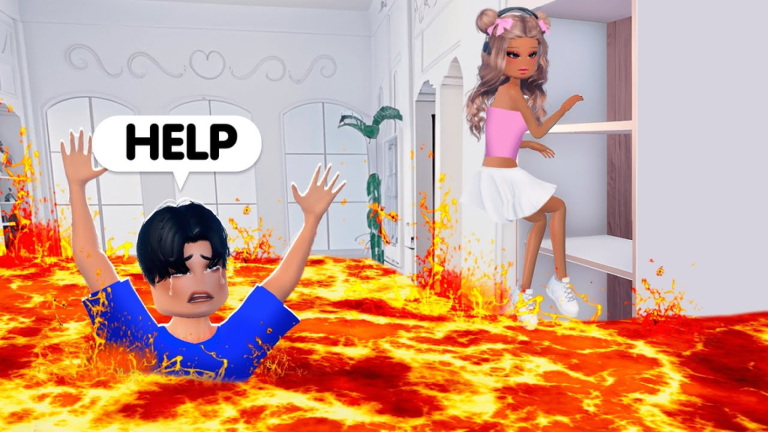 🌋Survive From Raising LAVA🌋 screenshot