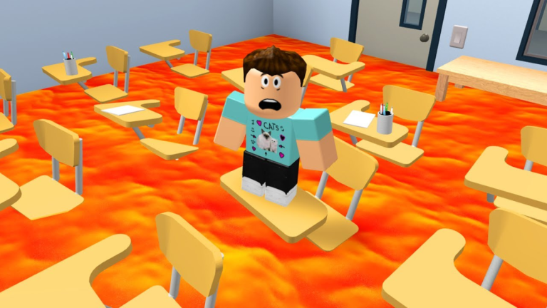 🌋Survive From Raising LAVA🌋 screenshot