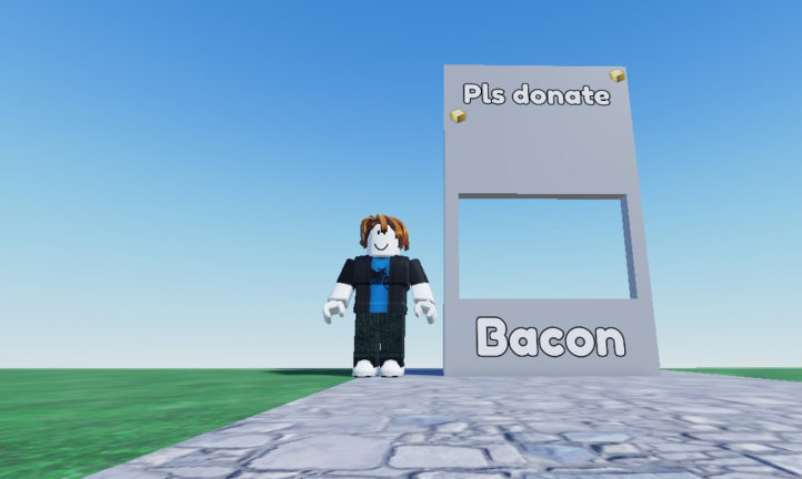 Pls donate but here one stand! (Donation game) screenshot