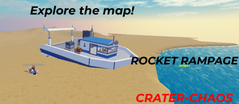 Desert Rocket Rampage: Crater-Chaos screenshot
