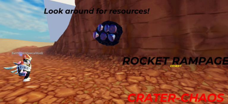 Desert Rocket Rampage: Crater-Chaos screenshot