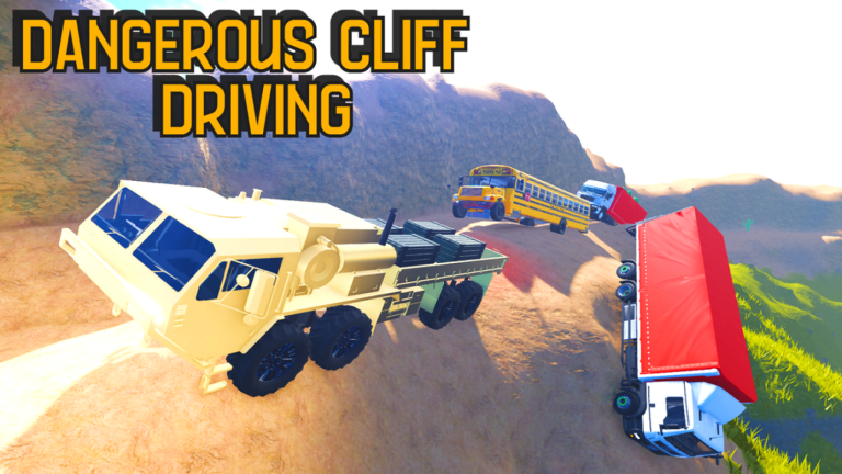 Dangerous Cliff Driving 🚚 Truck obby screenshot