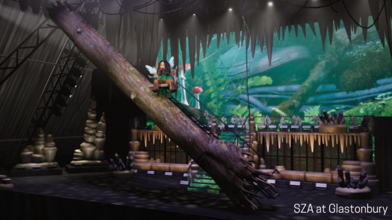 SZA at Glastonbury screenshot