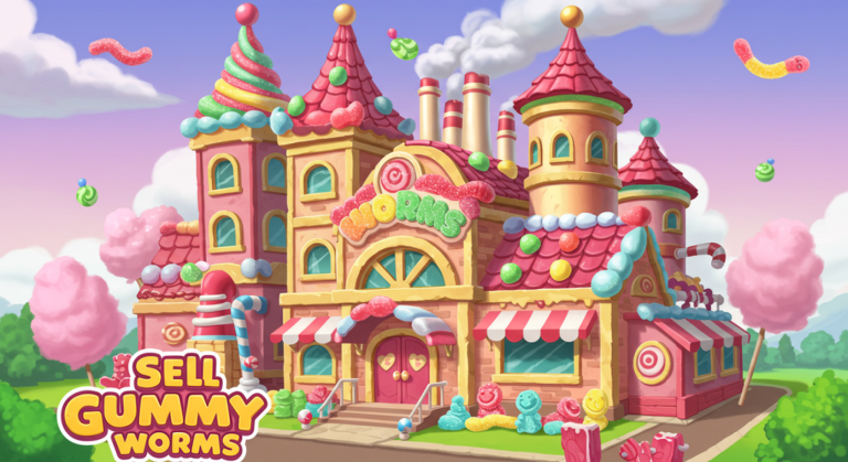 Sell Gummy Worms and RULE THE PLANET🐍🍬 screenshot