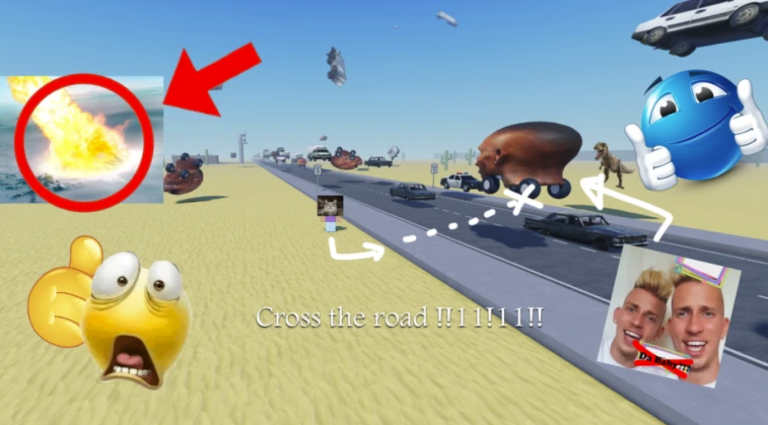 cross a street simulator [UFO UPDATE!👽❄️] screenshot