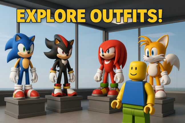 [NEW] Sonic Outfits & Avatars screenshot