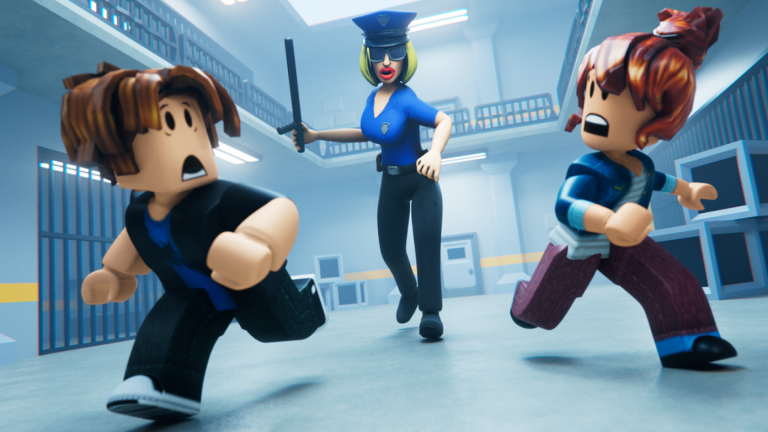 POLICE VALERY'S WOMAN! Escape Prison (OBBY) screenshot