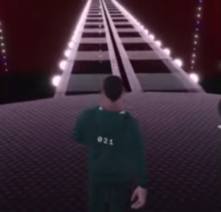 That one glass bridge game video screenshot