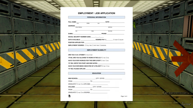 🚪Survive JOB APPLICATION In Area 51 🔦 screenshot
