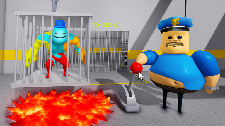 POPPY POLICE FAMILY PRISON RUN ESCAPE! (Obby) screenshot