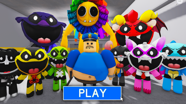 POPPY POLICE FAMILY PRISON RUN ESCAPE! (Obby) screenshot