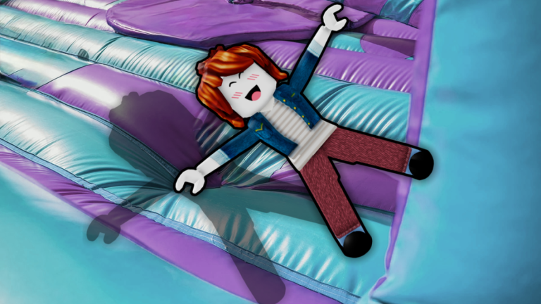 Biggest Bounce On Bouncy Castle Obby screenshot