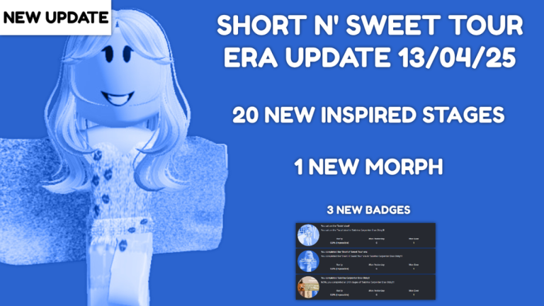 Sabrina Carpenter Eras Obby [260 STAGES] screenshot