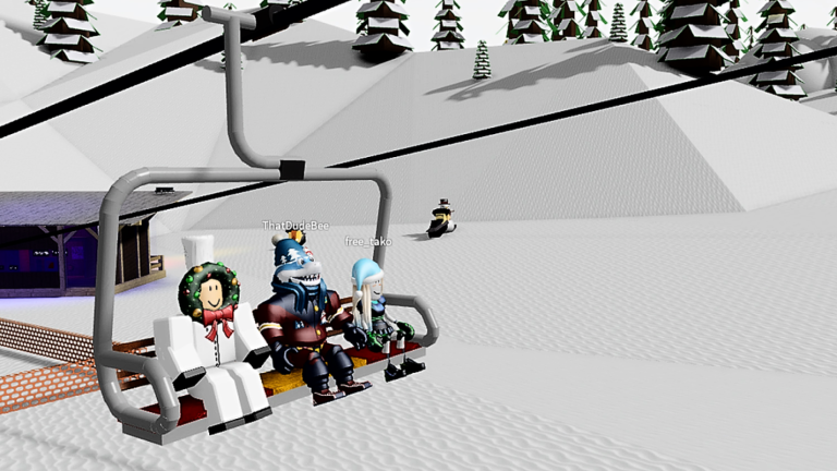 [NEW] 100 Player Sled Ride 🎿 screenshot
