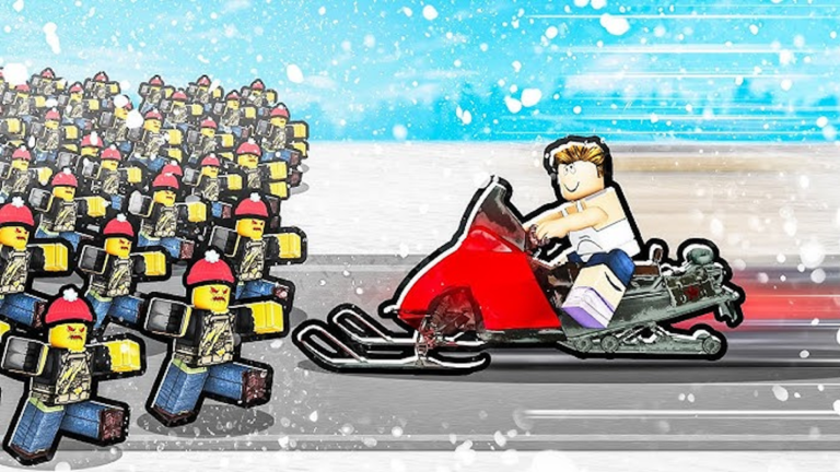 [NEW] 100 Player Sled Ride 🎿 screenshot