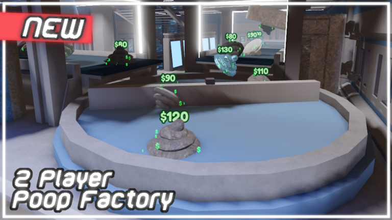 💩 2 Player Poop Factory Tycoon 😂 screenshot