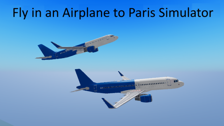 Fly in an airplane to Paris simulator. screenshot