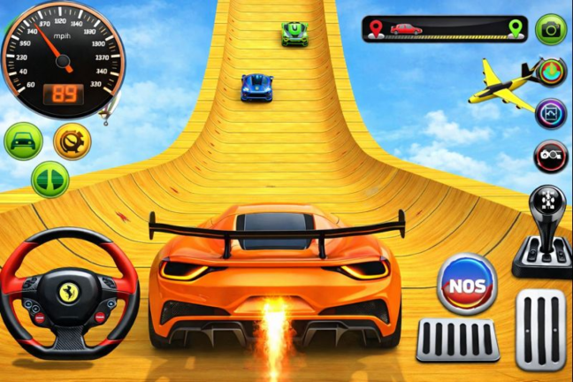 Ramp Jumping with Nitro Cars screenshot