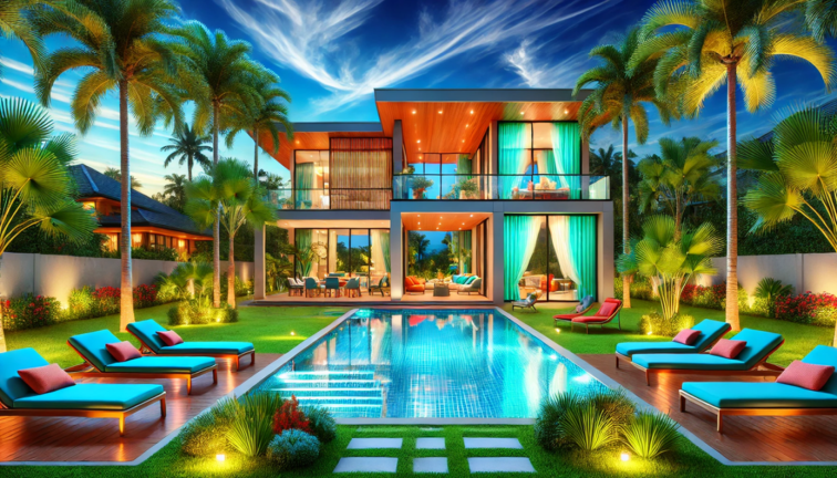 Luxury House Tycoon 🌴 screenshot