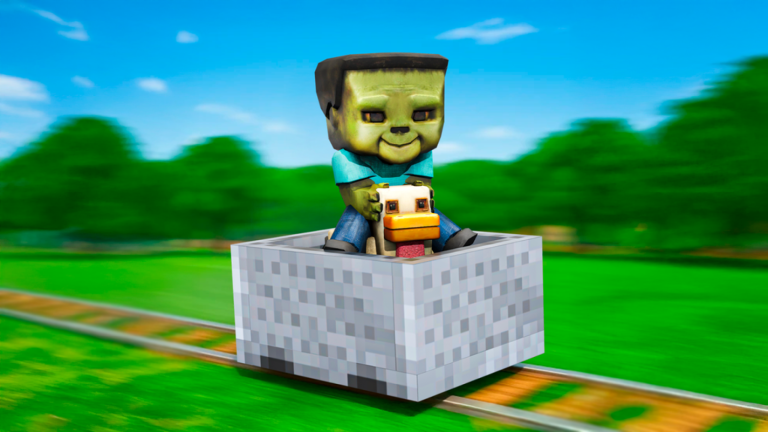 Cart Ride Into Chicken Jockey ⛏️ screenshot