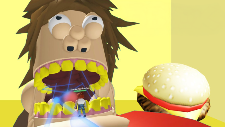 ESCAPE GIANT FAT GUY OBBY! screenshot