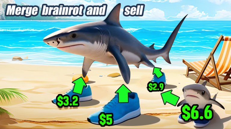 Merge brainrot and sell🦈🏏 screenshot
