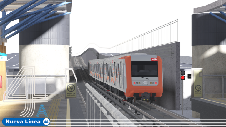 New Santiago Metro Line 4A - ROBLOX screenshot