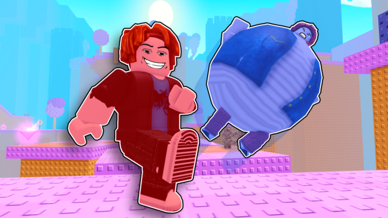 Kick The Fatty Friend [2 Player Obby] screenshot