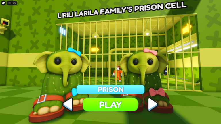🐘 LIRILI LARILA FAMILY'S PRISON RUN! (Obby) screenshot