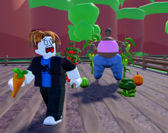 GROW A GARDEN WITH LOVELY PEACHES 🥕💜 screenshot