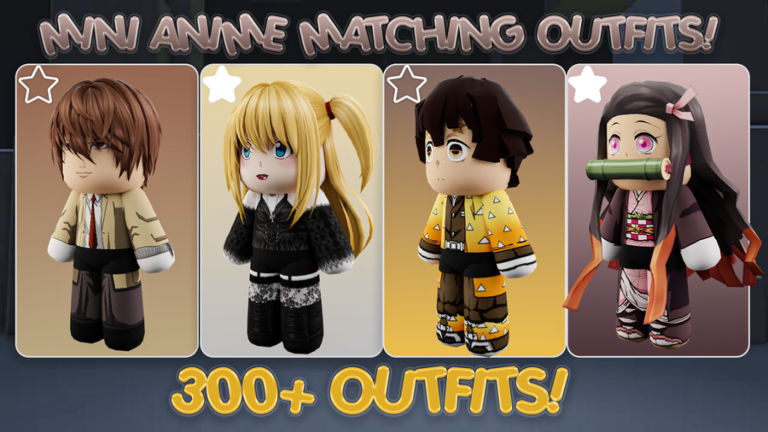 Mini Anime Matching Outfits screenshot