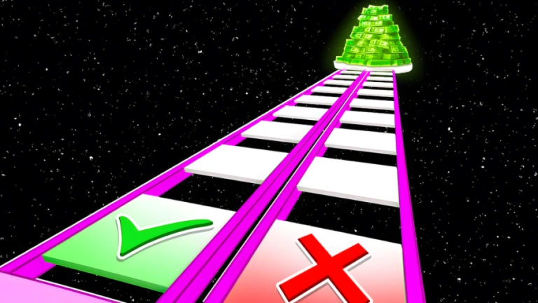 Fun Glass Bridge Challange! Squid Game screenshot