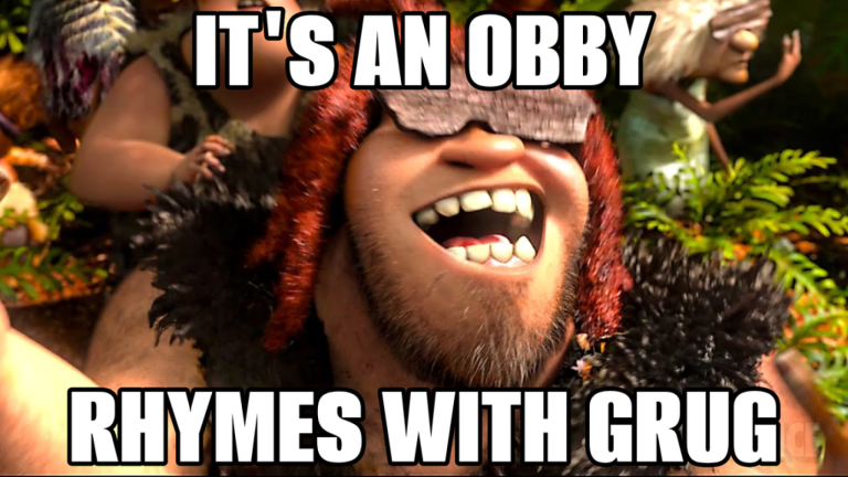 Rhymes With Grug Obby screenshot