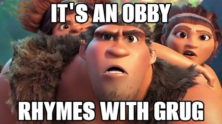 Rhymes With Grug Obby screenshot