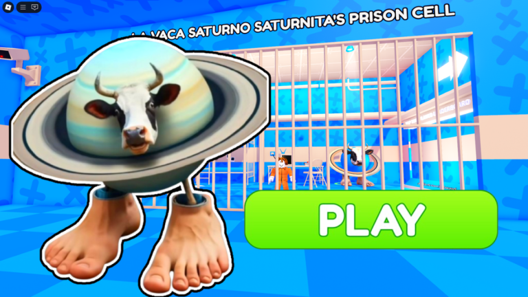 🪐 LA VACA SATURNO SATURNITA'S PRISON RUN! (Obby) screenshot