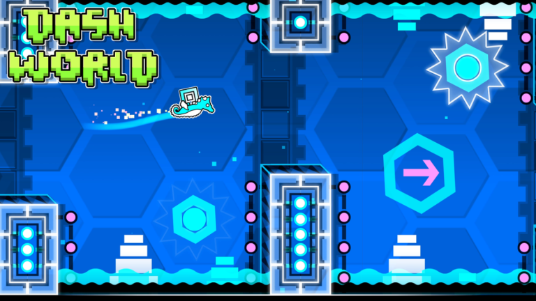 Dash World (Geometry Dash) screenshot