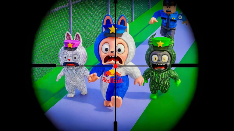 🧸 LABUBU'S FAMILY PRISON RUN ESCAPE! Obby screenshot