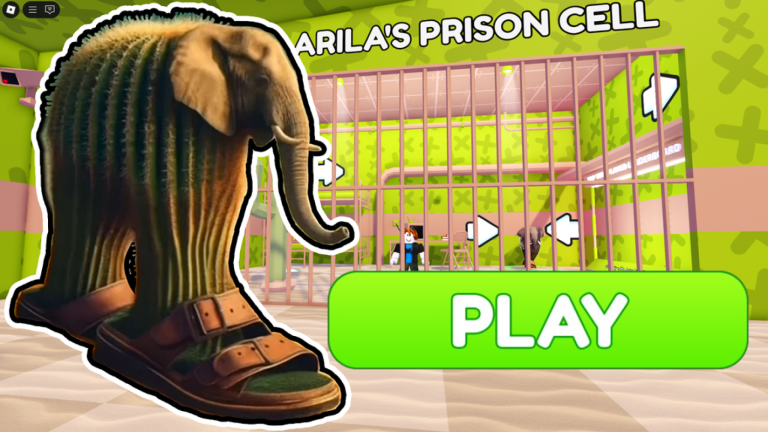 🐘🌵 LIRILI LARILA'S PRISON RUN! (Obby) screenshot