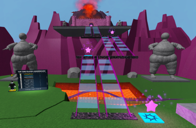 stairs to lovely peaches castle -obby- screenshot