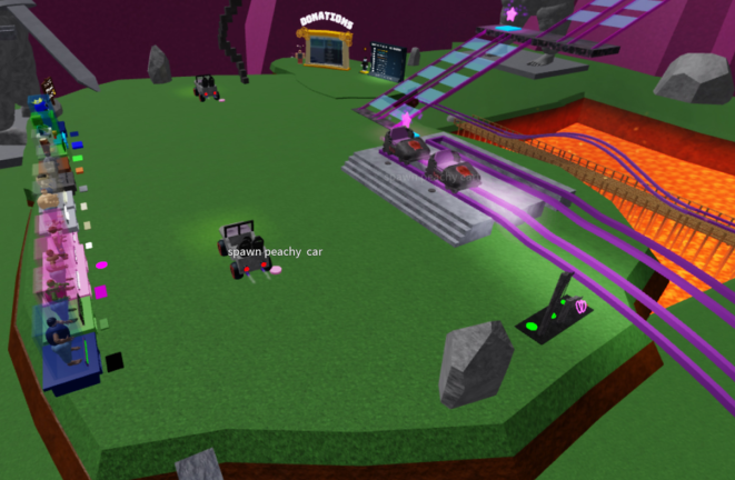 stairs to lovely peaches castle -obby- screenshot