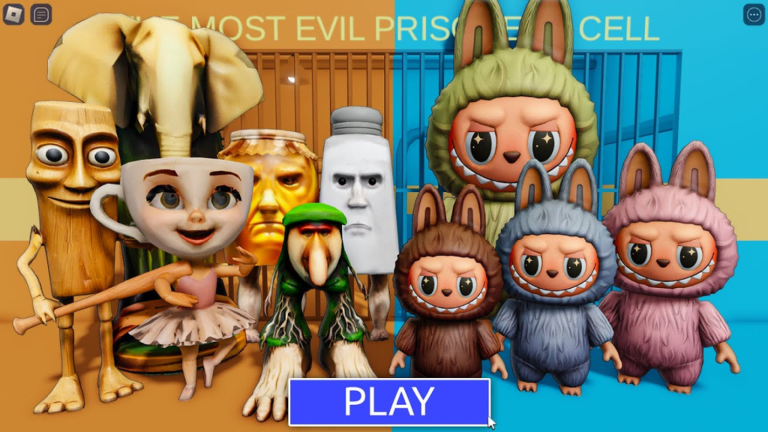 🐻 LABUBU'S FAMILY PRISON RUN! (OBBY) screenshot