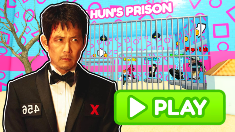 🦑 GI-HUN'S PRISON RUN OBBY screenshot