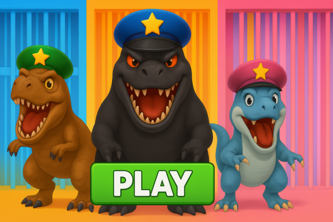 🦖 JURASSIC DINOSAUR FAMILY PRISON RUN ESCAPE! screenshot