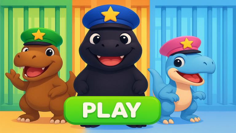 🦖 JURASSIC DINOSAUR FAMILY PRISON RUN ESCAPE! screenshot