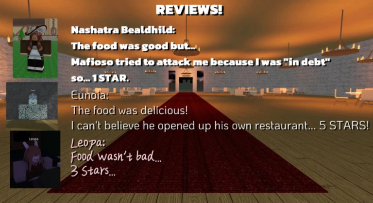 Mafioso's Restaurant (Hangout Version) screenshot