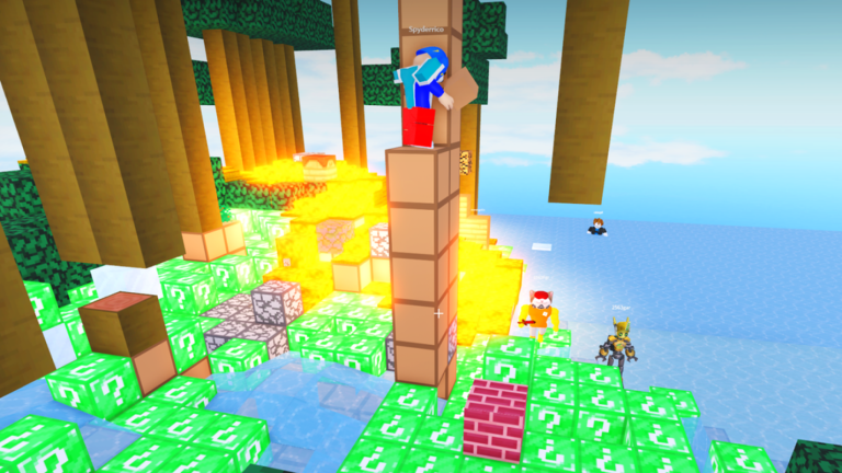 ⛏️Lucky World! 💚 (EMERALD LUCKY BLOCKS!) screenshot