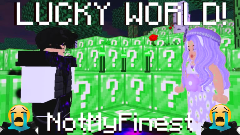 ⛏️Lucky World! 💚 (EMERALD LUCKY BLOCKS!) screenshot