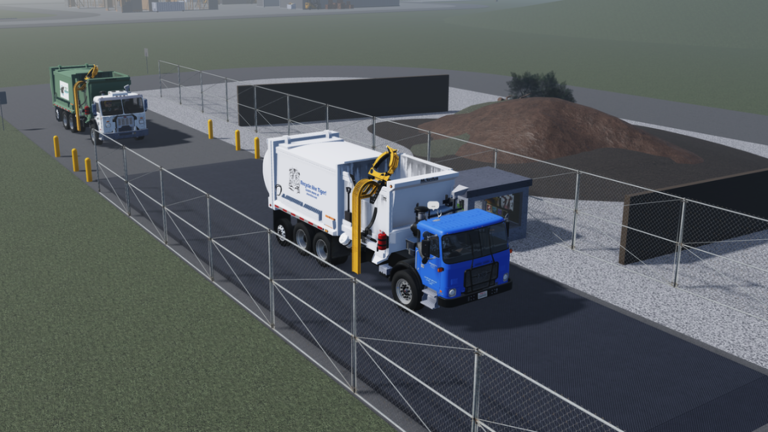 Garbage Truck Simulator: Shoreline Disposal (V3) screenshot
