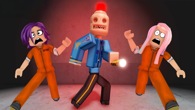 RUN FROM SIREN COP! (SCARY OBBY) screenshot