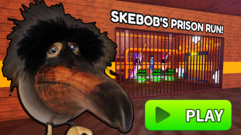 🦅 SKEBOB'S PRISON RUN (OBBY!) screenshot